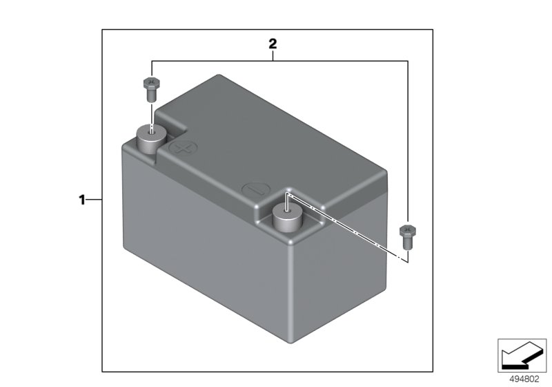 Postmontaggio batteria ioni di litio