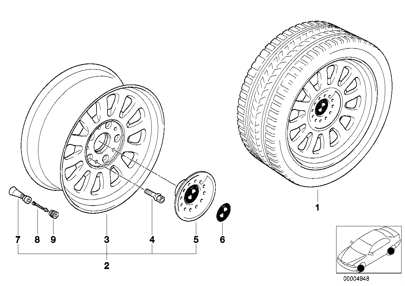 Дизайн II BMW (диз. 31)