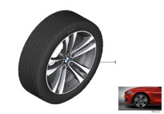 BMW 轻质铝合金轮辋 双轮辐 397 - 18''