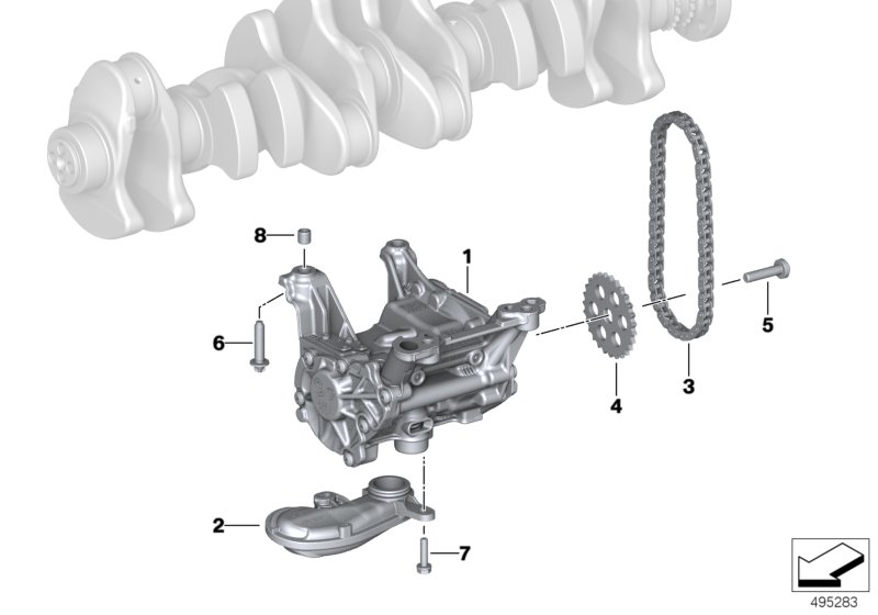 Alimentation huile/Pompe huile+entrainem