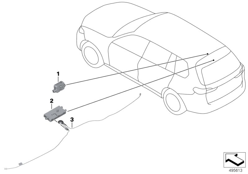 Indiv.parts aerial diversity amplifier