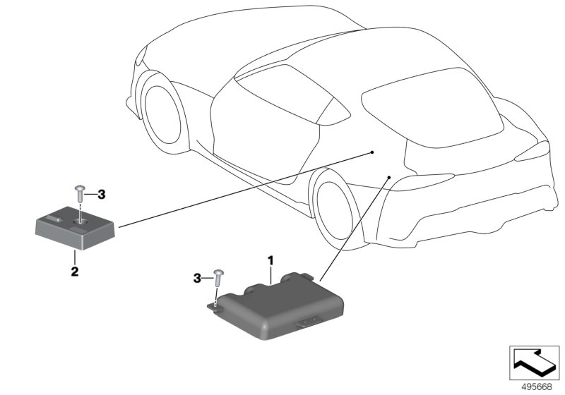 Single parts, antenna