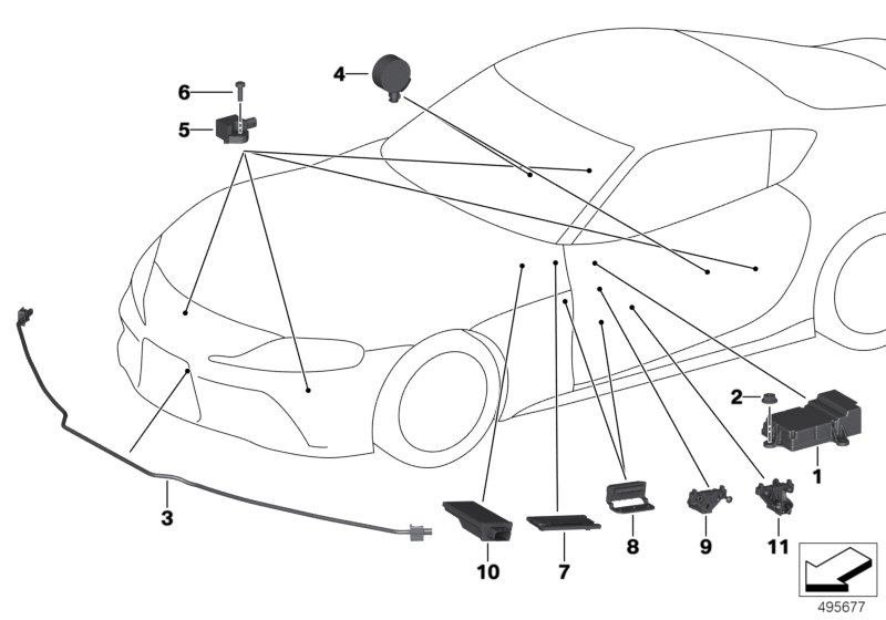 Electric parts, airbag