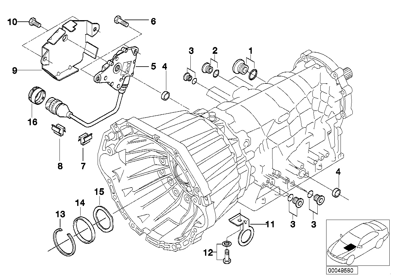 A5S440Z Anbauteile/Dichtungen