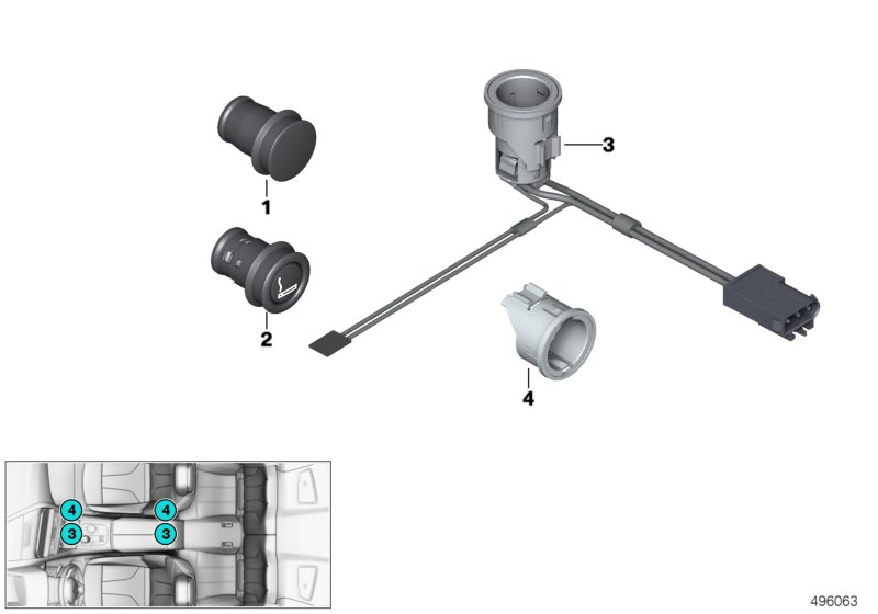 Cigarette lighter / power sockets