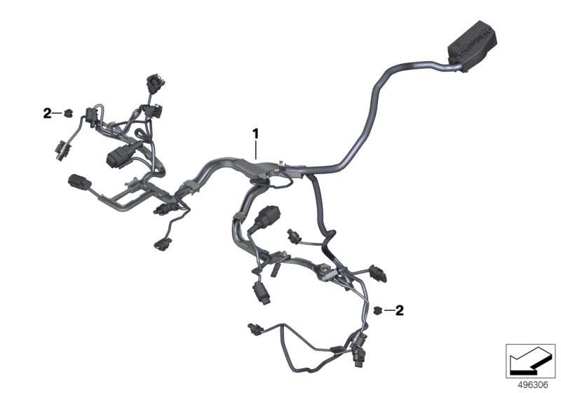 Engine wiring harness