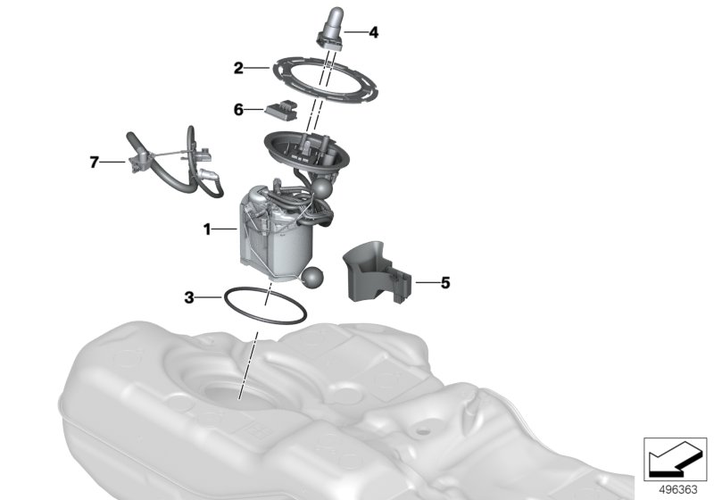 Fuel pump and fuel level sensor