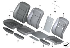 座椅 前部 座垫和座套