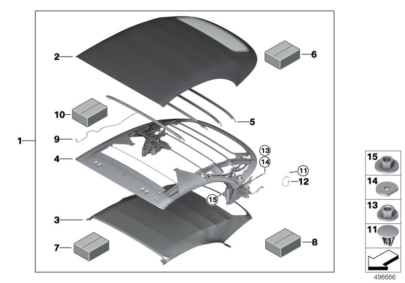 Convertible top complete