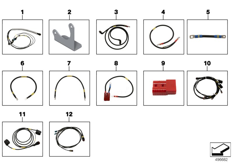 Supplementary cable sets