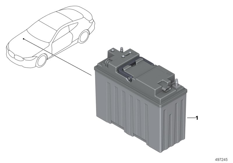 Système de stockage double lithium 12 V