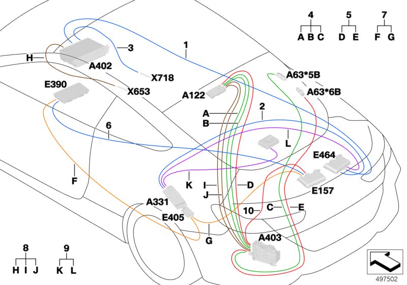 สายเคเบิลซ่อมฯ, สายไฟหลัก, สายอากาศ/Coax