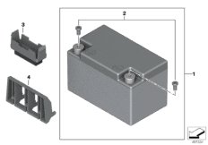 Na-inbouw lithium-ion-accu