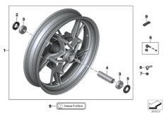 Na-inbouw gietwiel voor Option 719