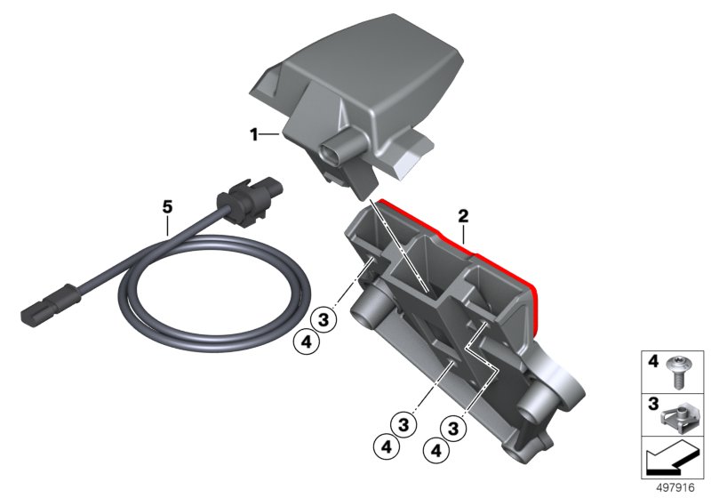 Nummerskyltsbelysning LED