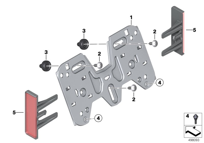 Nummerplaat-adapter