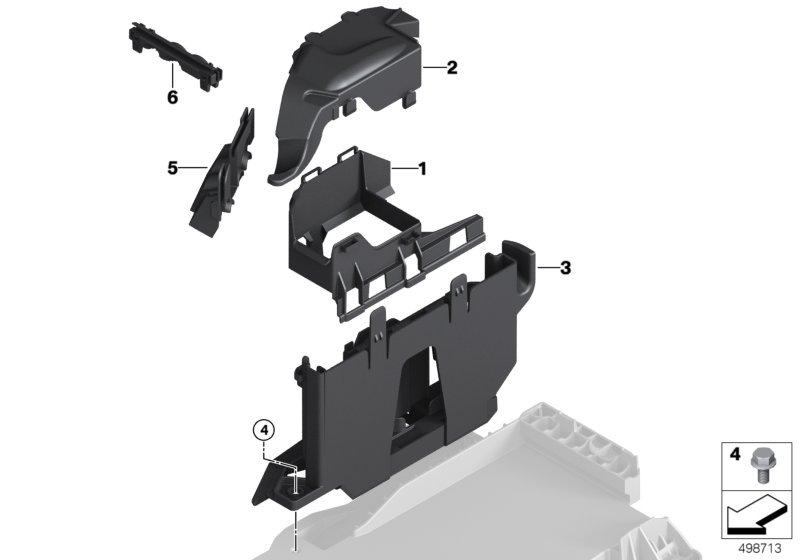 Caja de mecanismo de mando