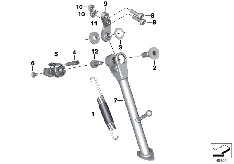 Seitenstütze Technische Aktion