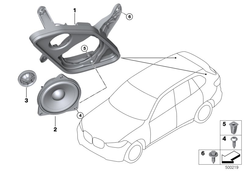 Indiv.parts High End soundsyst.D-pillar