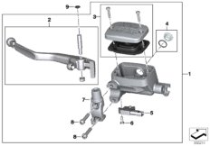 Handbremsarmatur Hinterrad