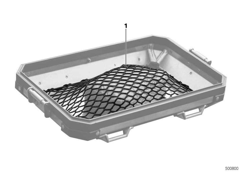 Storage net aluminium case