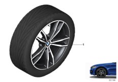 BMW LA wheel double spoke 791M - 19"