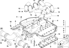 Intake manifold,air collector lower part