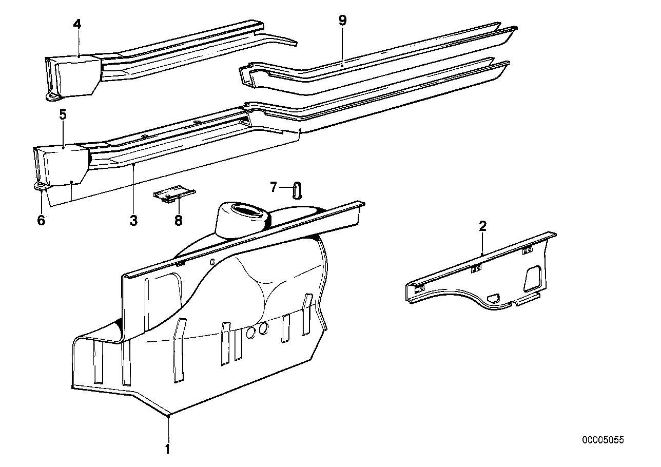 Wielkast/motordraagbalk