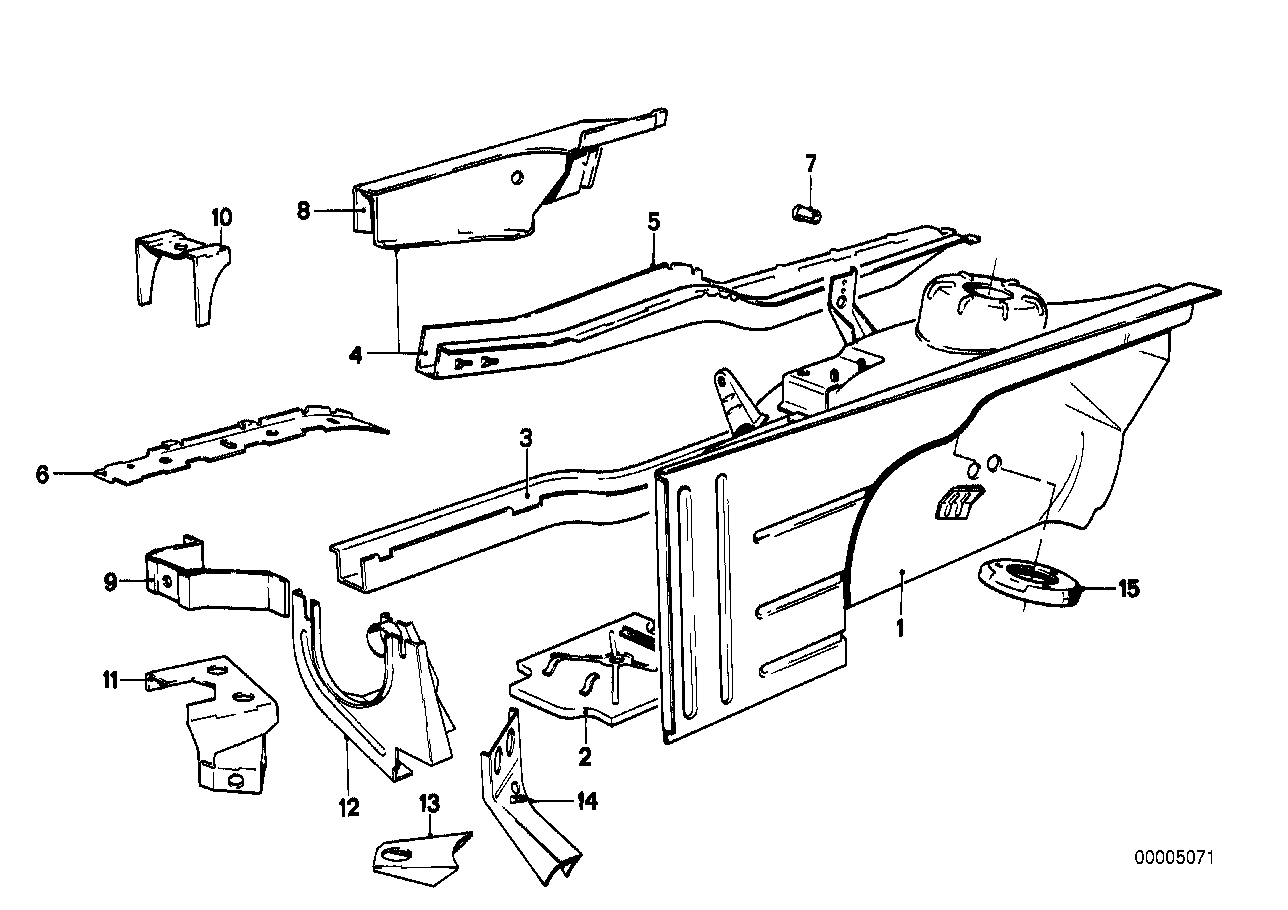 Wielkast/motordraagbalk