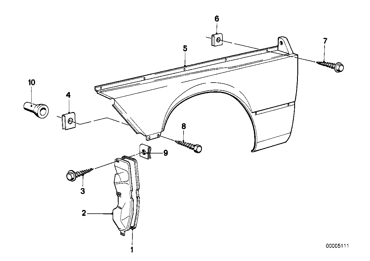 Panneau latéral avant