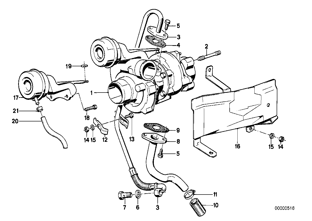 Turbo charger with lubrication