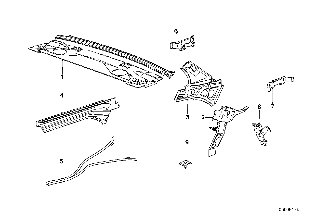 Gepäckraumseitenteile/innen