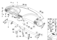 Bekleding instrumentenpaneel