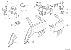 Side panel/tail trim