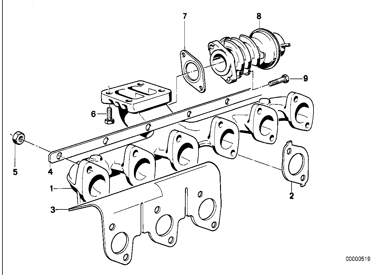 Exhaust manifold-AGR