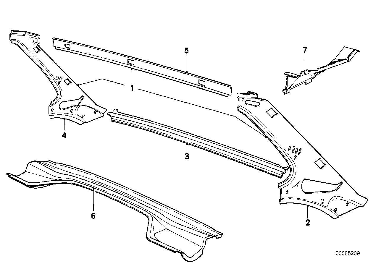 Arka pencere çerçevesi