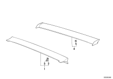 뒤 스포일러,개별 부품