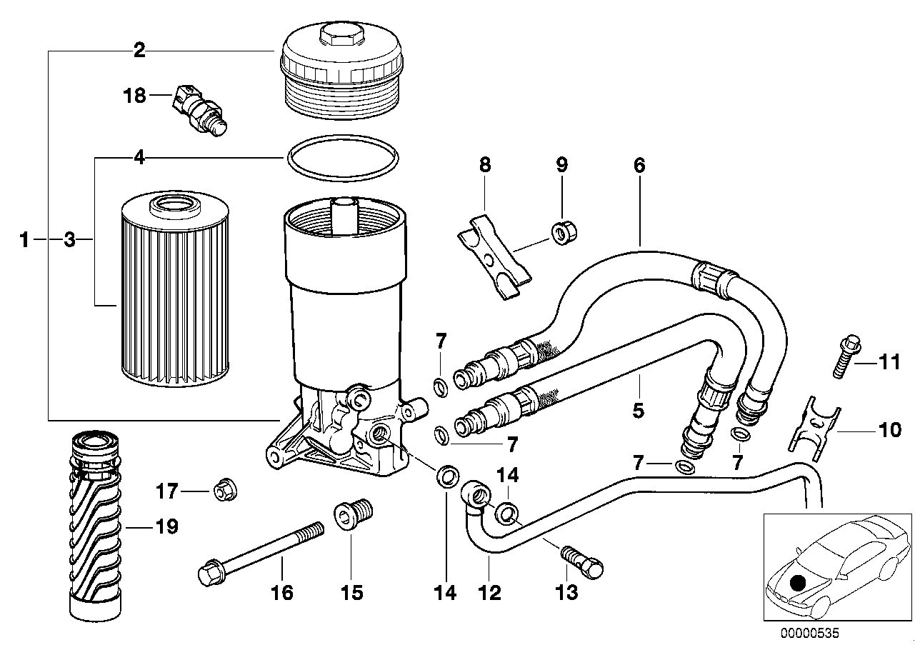 Ölversorgung-Ölfilter