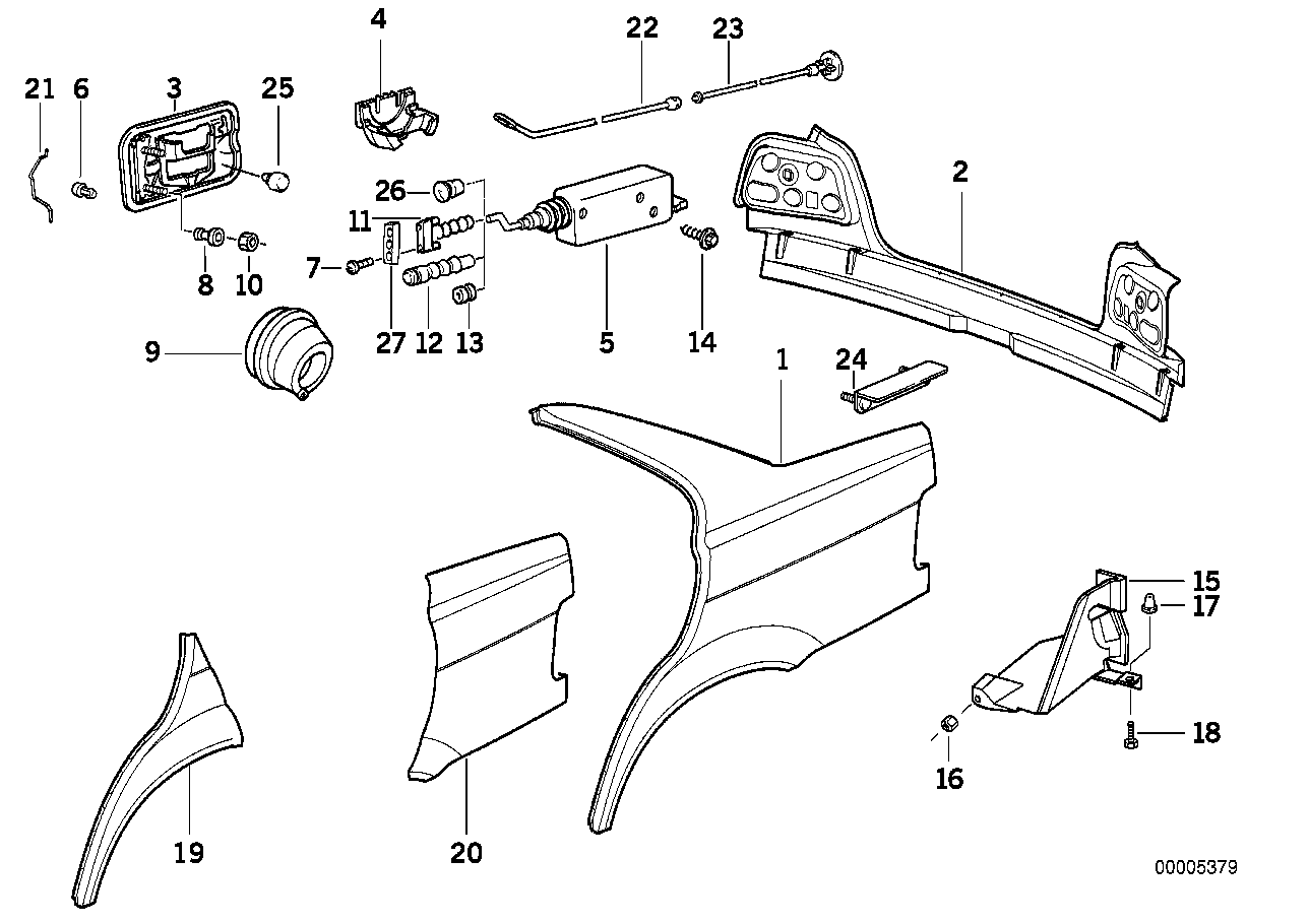 Seitenwand/Heckverkleidung