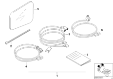 Kit mont., riscaldamento specchietto