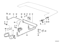 Manual folding top flap mechanism