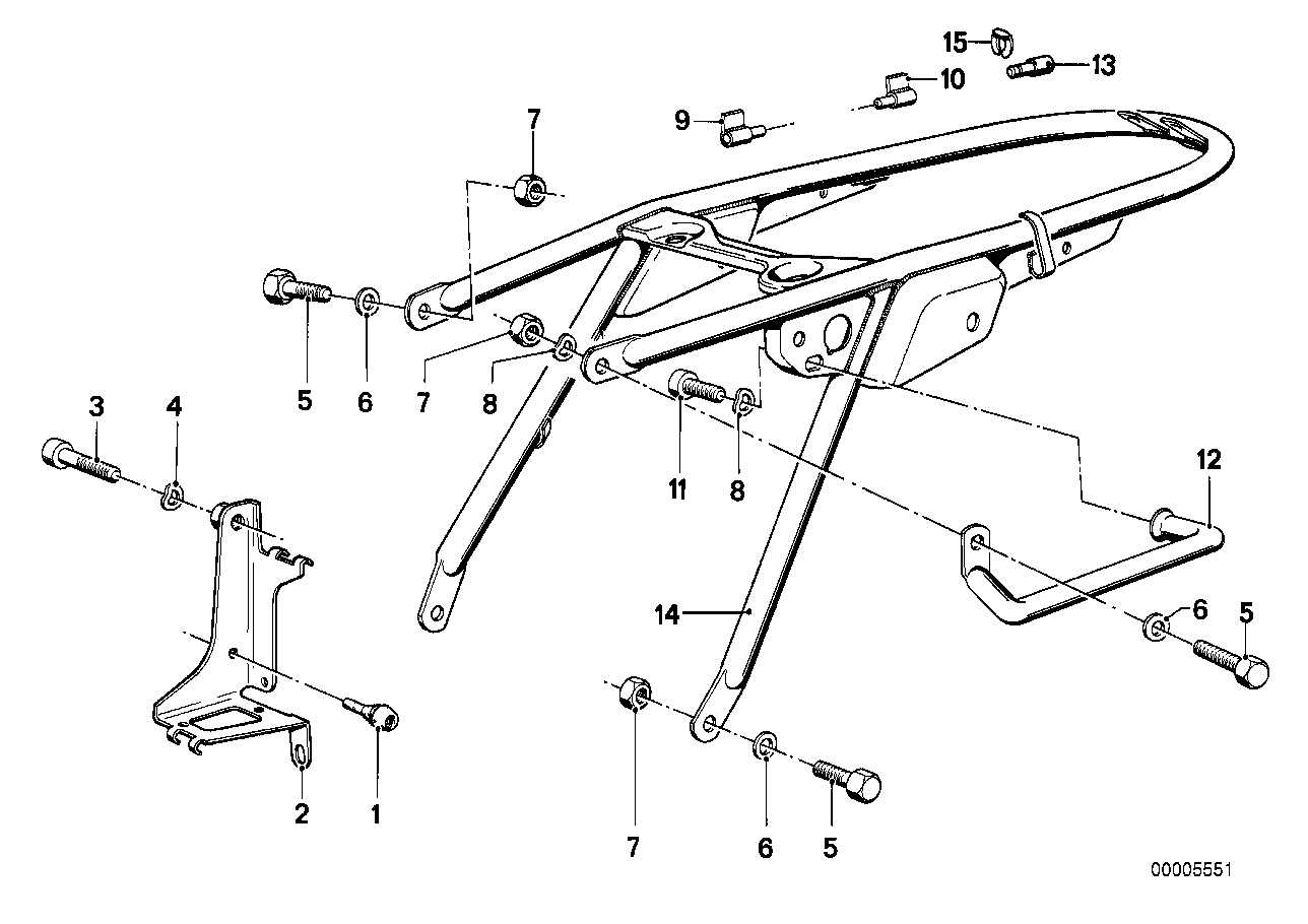 Rahmenhinterteil