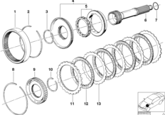 ZF 4HP22/24 구동 클러치 E