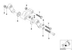 Deflection parts, mounting