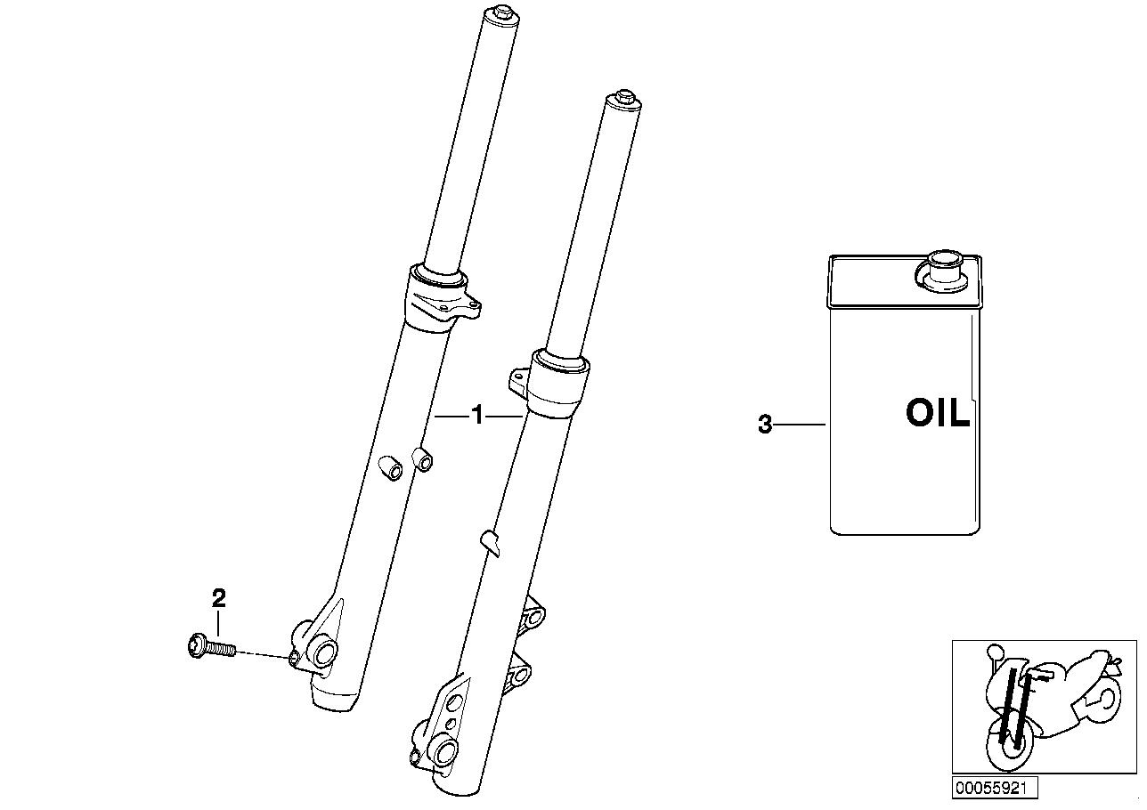 Forquilha telescópica