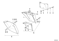 Registration plate mounting