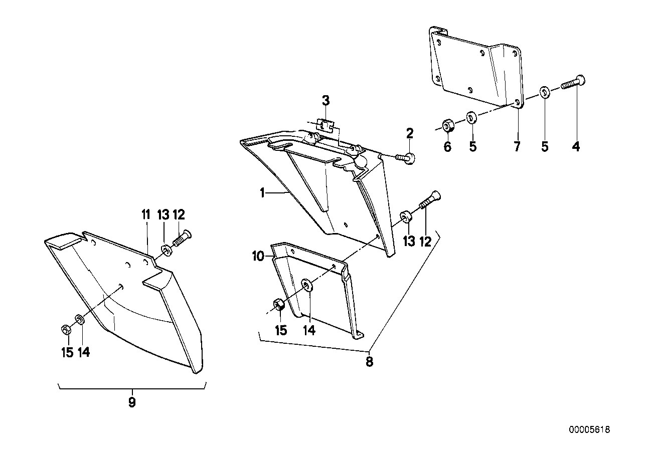 Fissaggio targa