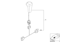 Schakelknop leer verlicht