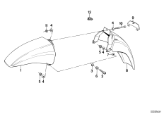 Mudguard front