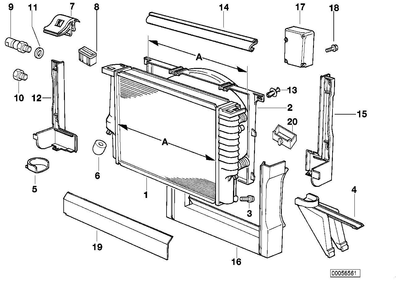 Radiator d.agua/cerco